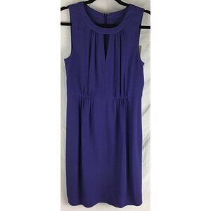 J CREW Dress Size 6 Purple Shift Scoop Work Women